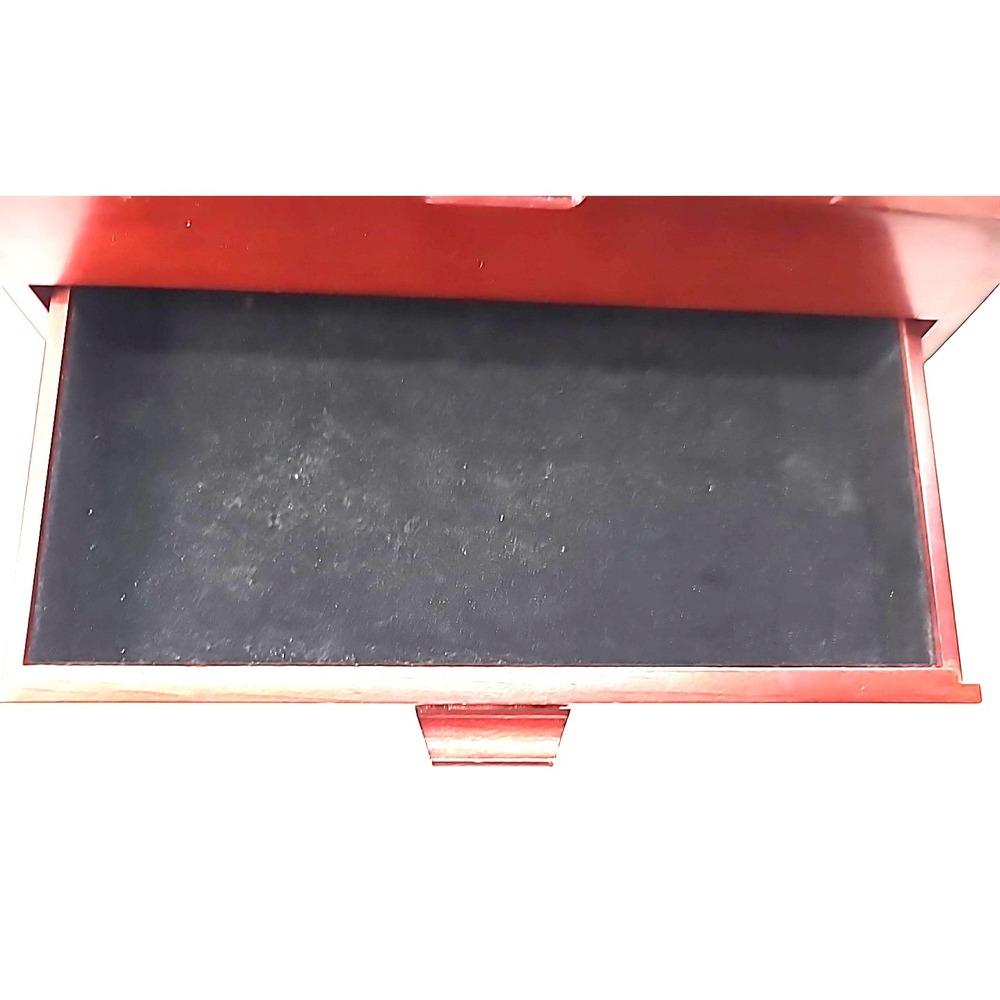 Vintage Small Wooden‎ Jewelry Chest of 3 Drawers - Picture 9 of 16